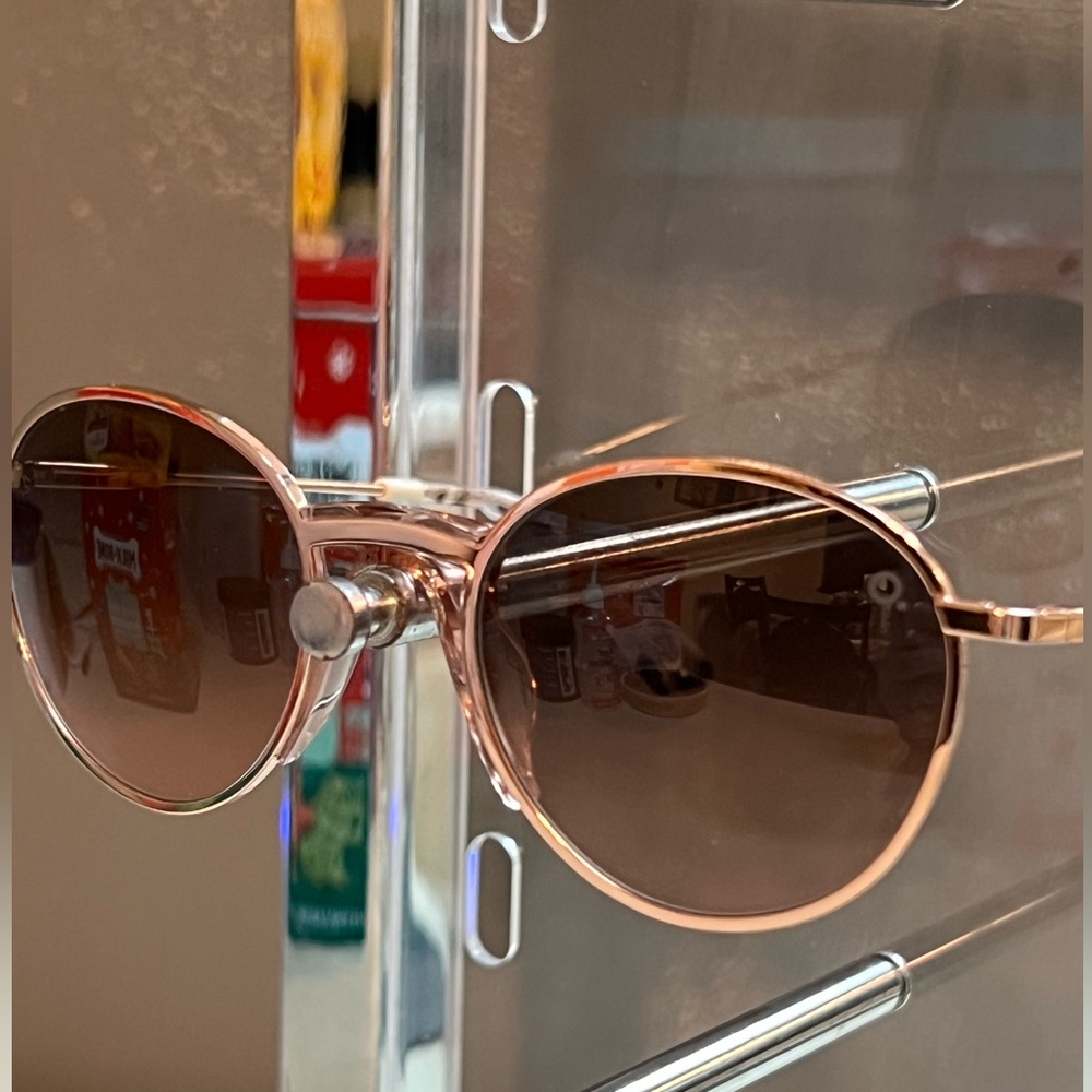 Etnia Round Rose Gold Sunglasses